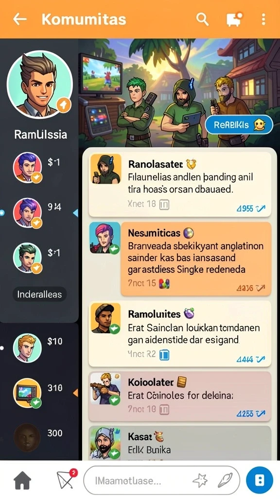 Tampilan antarmuka yang user-friendly.