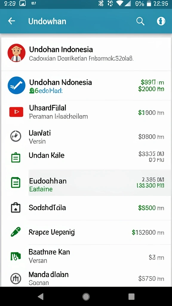 Screenshot menunjukkan tampilan utama permainan yang menarik.
