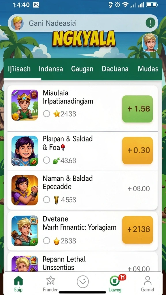 Sistem reward yang membuat bermain semakin menyenangkan.