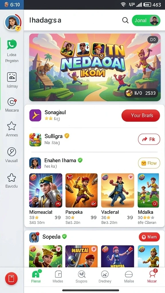 Tantangan menarik di setiap level yang berbeda.