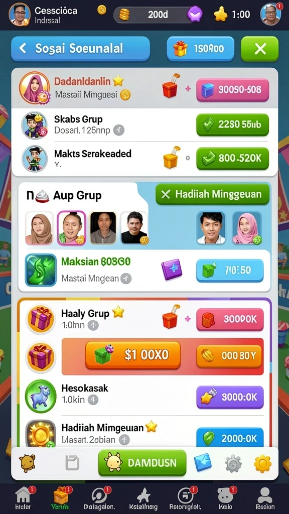 Tampilan grafis yang menakjubkan dan berwarna.