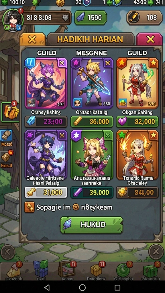Mode multiplayer yang seru dan interaktif.