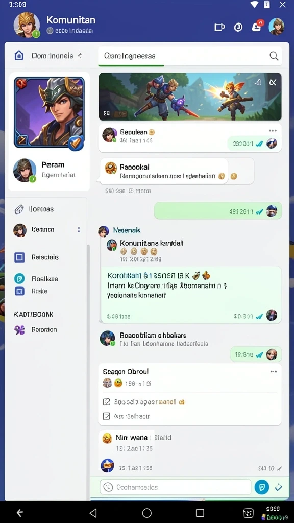 Tampilan antarmuka yang menarik dan mudah digunakan.