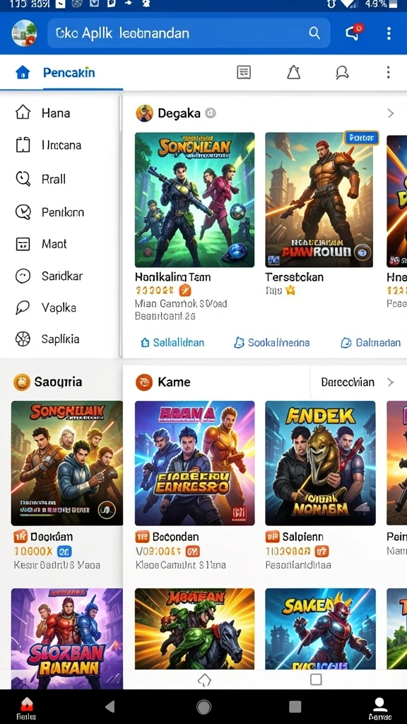 Tampilan grafis yang memukau dan detail.