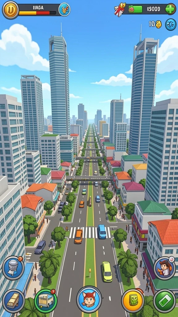 Gameplay seru dengan berbagai level tantangan.