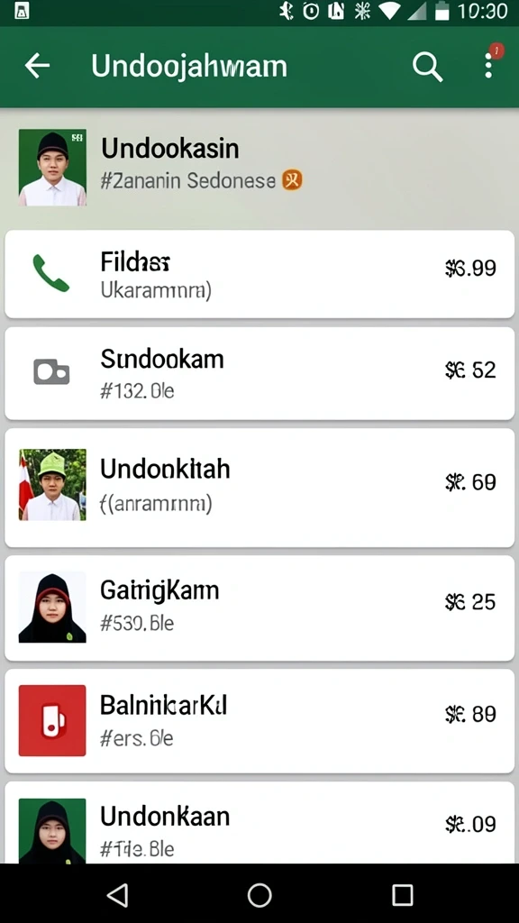 Tampilan antarmuka yang menarik dan mudah digunakan.