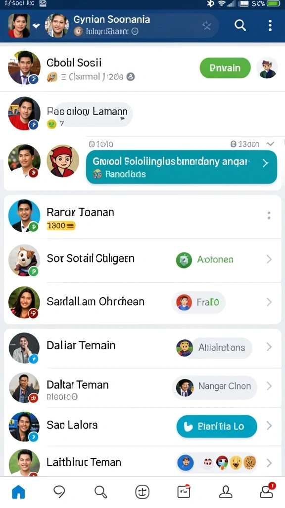Komunitas yang aktif dan fitur interaksi yang seru.