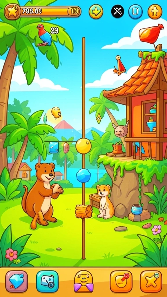 Screenshot menampilkan antarmuka game yang menarik.