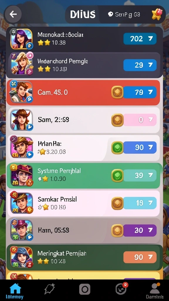 Gameplay interaktif dengan pilihan yang beragam.