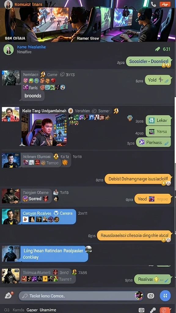 Bergambarnya karakter yang menawan dan beragam.