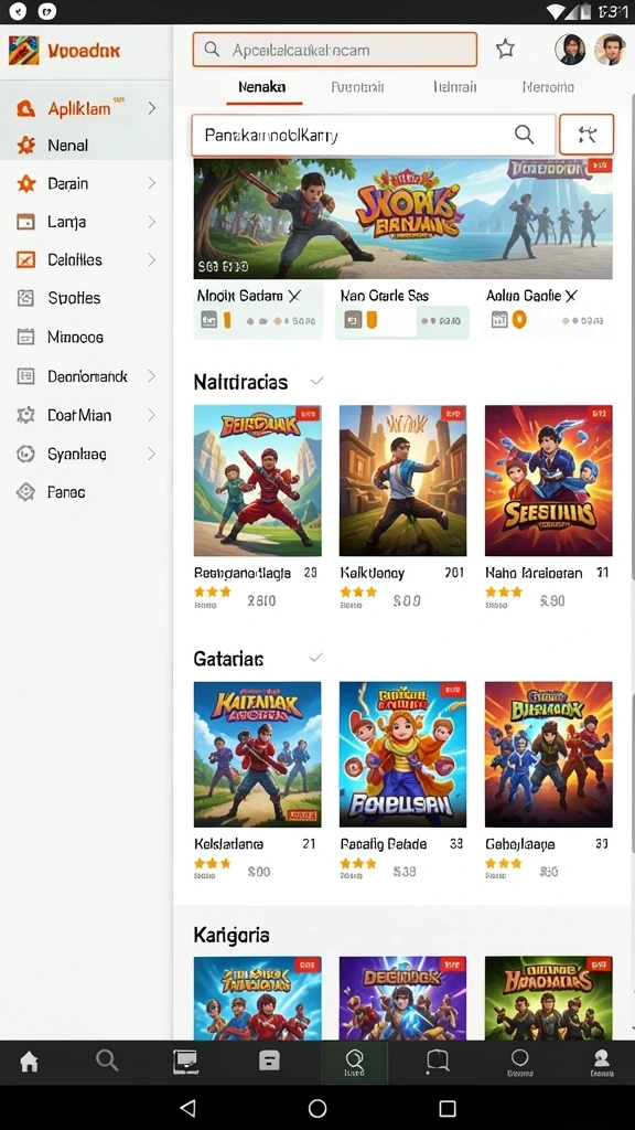 Gameplay penuh aksi yang mengasyikkan.
