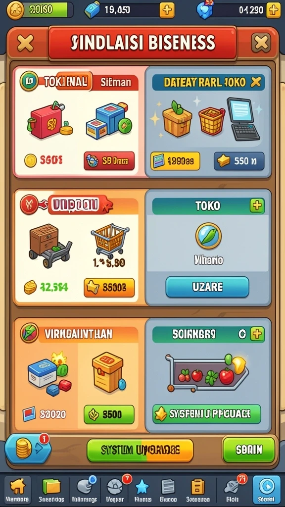 Karakter unik dengan fitur khusus.