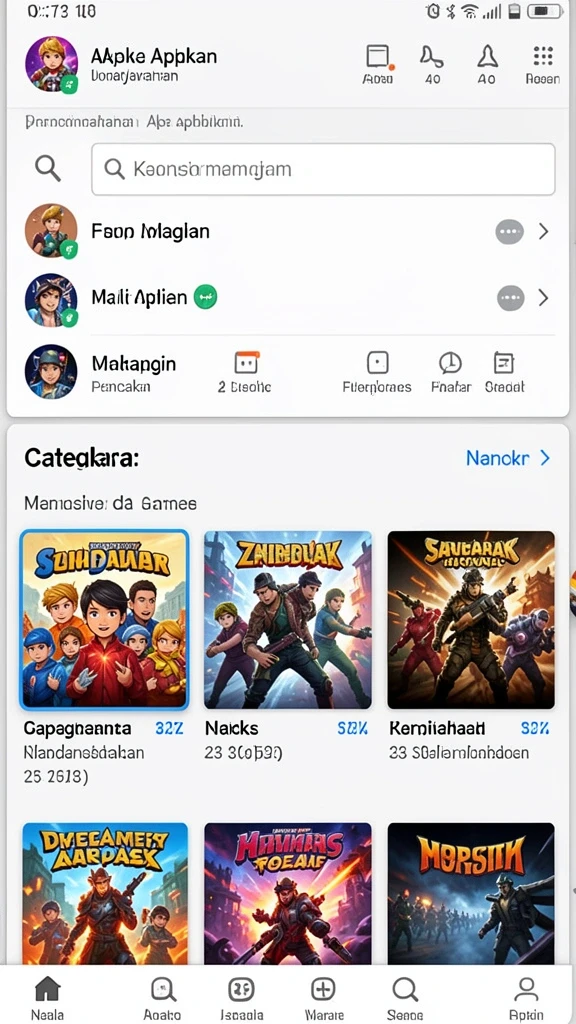 Tampilan antarmuka yang user-friendly dan menarik.
