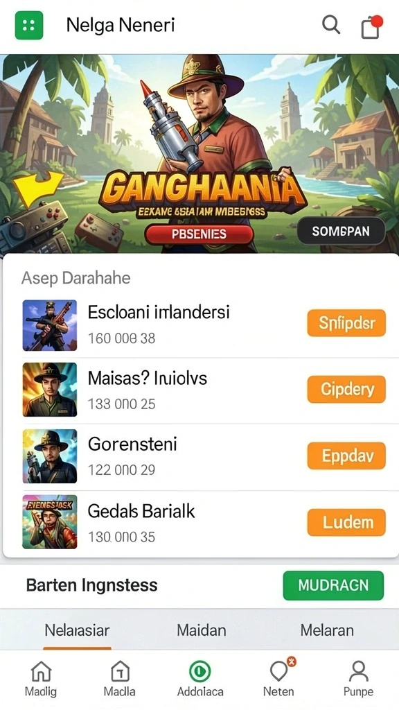 Tampilan antarmuka yang intuitif dan mudah dipahami.
