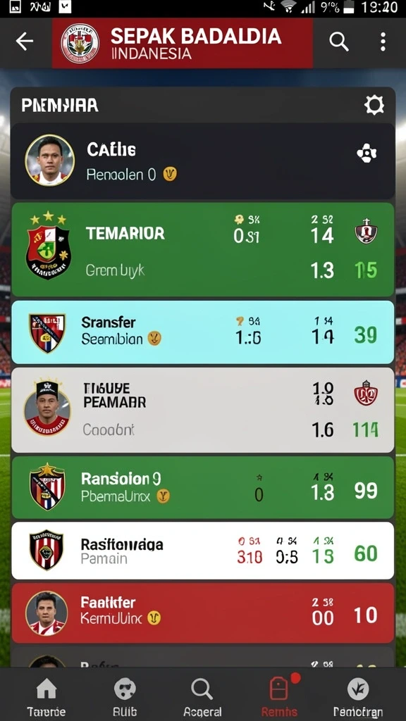 Tampilan antarmuka permainan yang menarik dan mudah dinavigasi.
