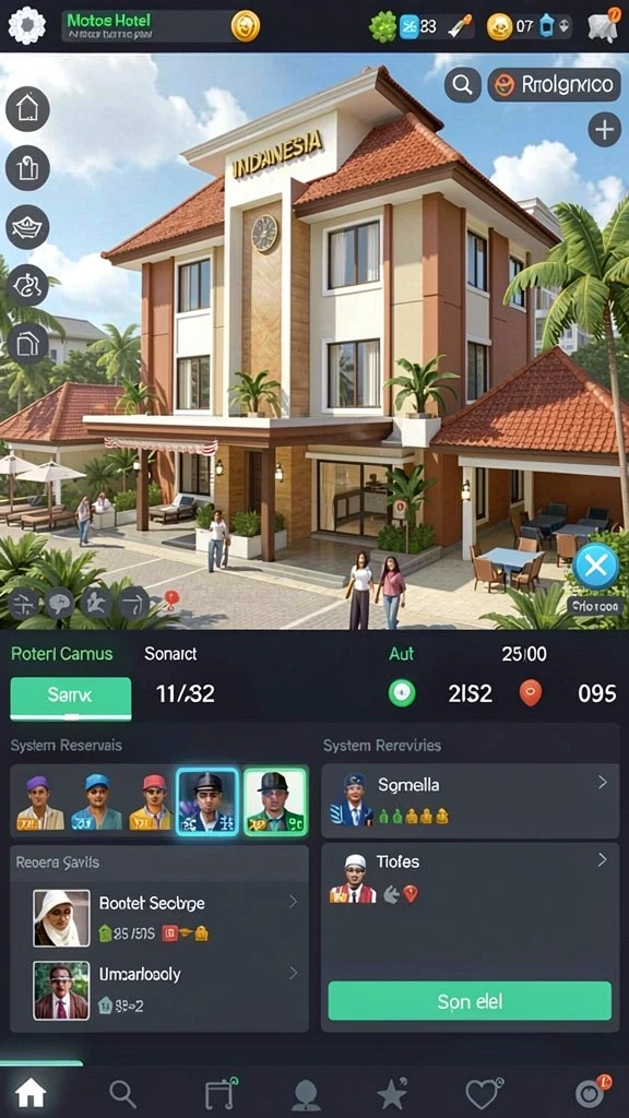 Gameplay yang seru dengan banyak tantangan.