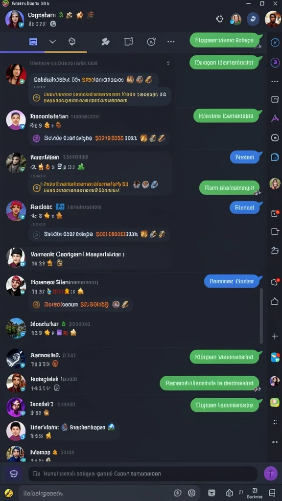 Tampilan grafis yang menarik dan berwarna.