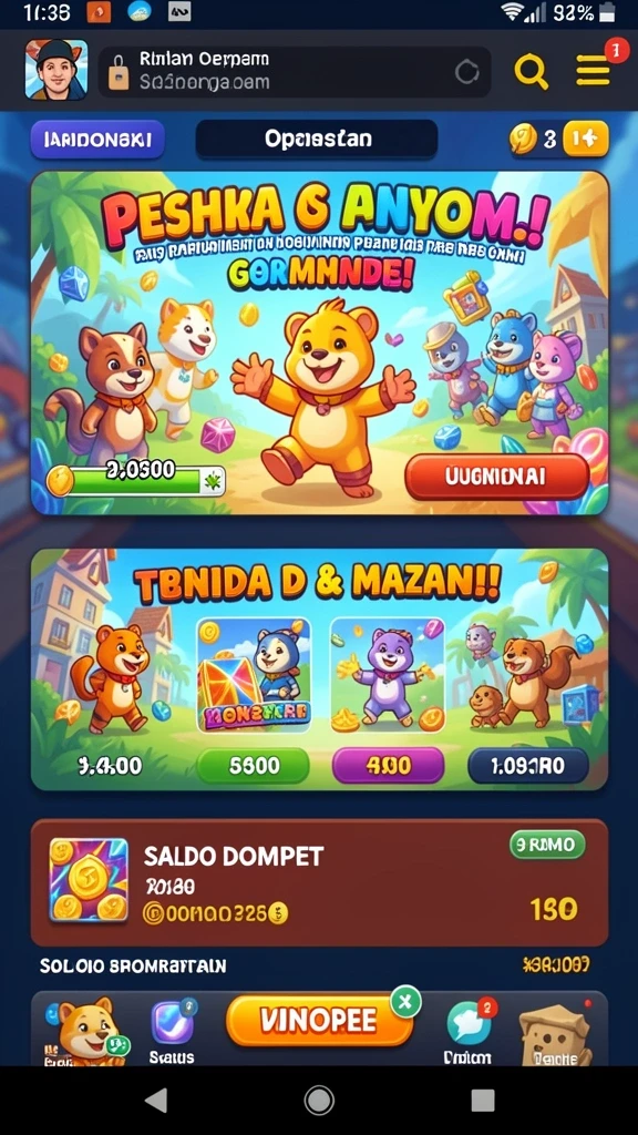 Tampilan awal game SP666 yang menawan.