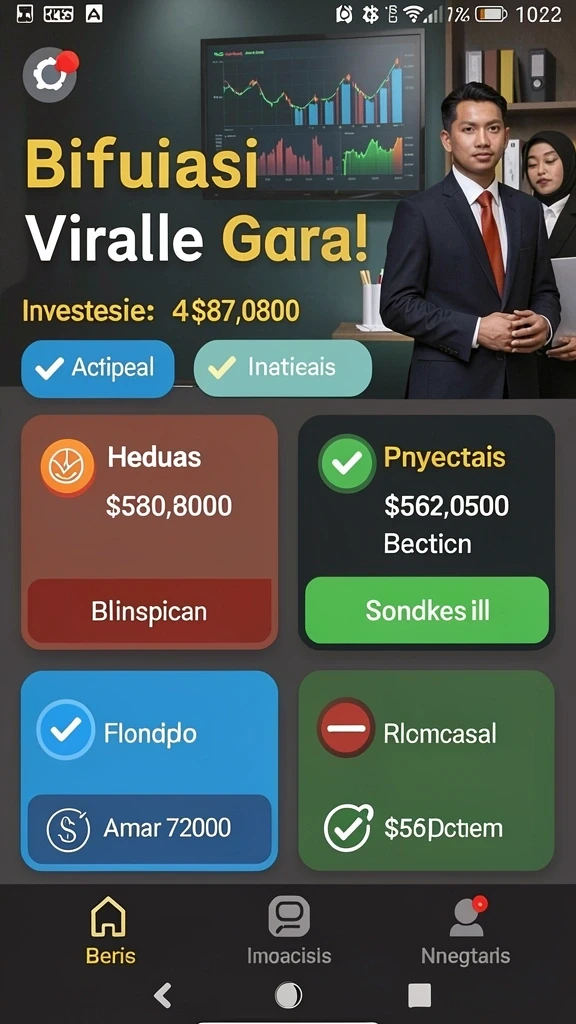 Grafis yang menawan dari salah satu permainan slot.